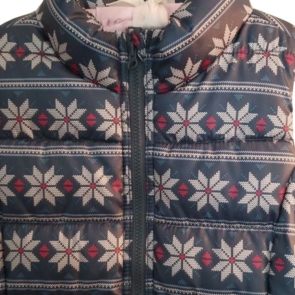 Old‎ Navy Girl's Gray Puffy Vest XL/TG(14)
